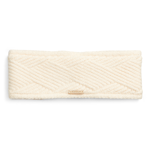 Cream Fleece-Lined Headband Lauren 2