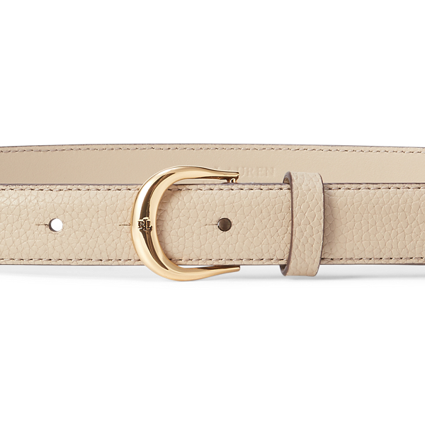Farro Pebbled Leather Belt Lauren 2