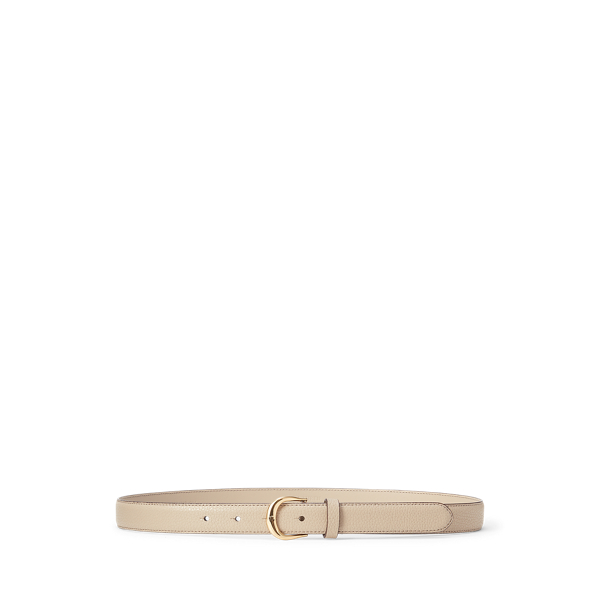 Ceinture en cuir chagrin Lauren en 1
