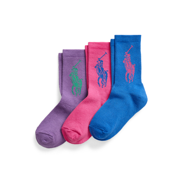 Big Pony Crew Sock 3-Pack