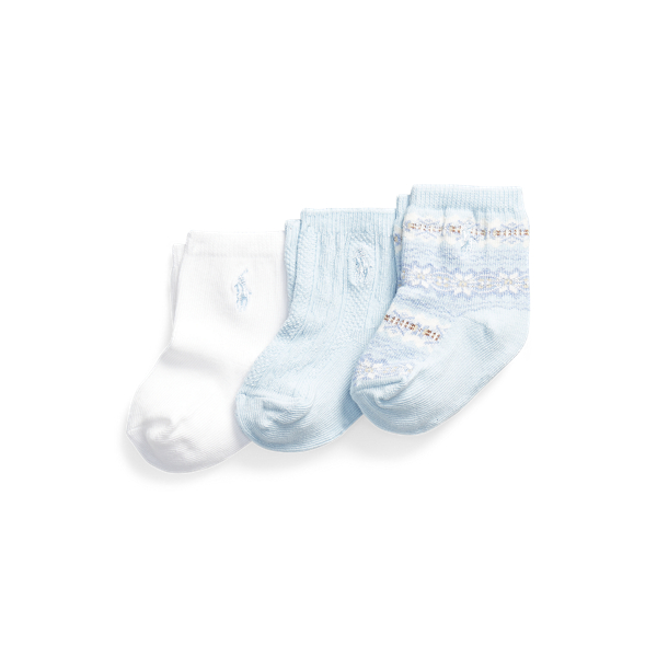 3&nbsp;paires de chaussettes sport Fair Isle