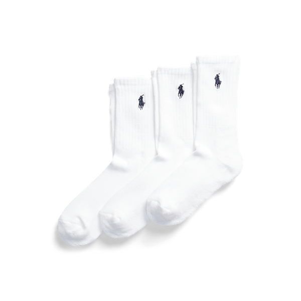 3er-Pack Crew-Socken mit Polo Pony