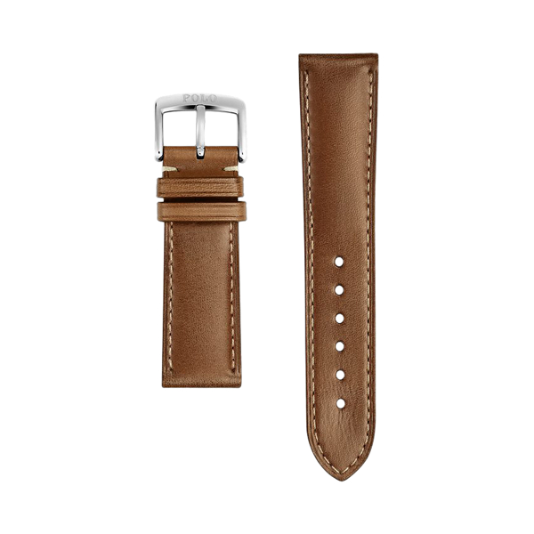 Tan Calf Calfskin Watch Strap Polo Ralph Lauren 1