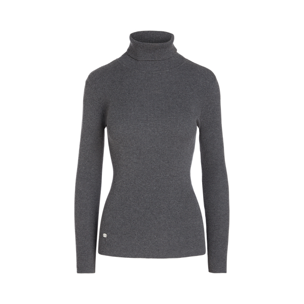Ribbed Turtleneck Sweater