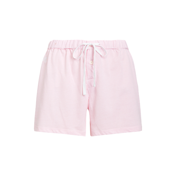 Pink Stripe Striped Cotton-Blend Sleep Short Lauren 2