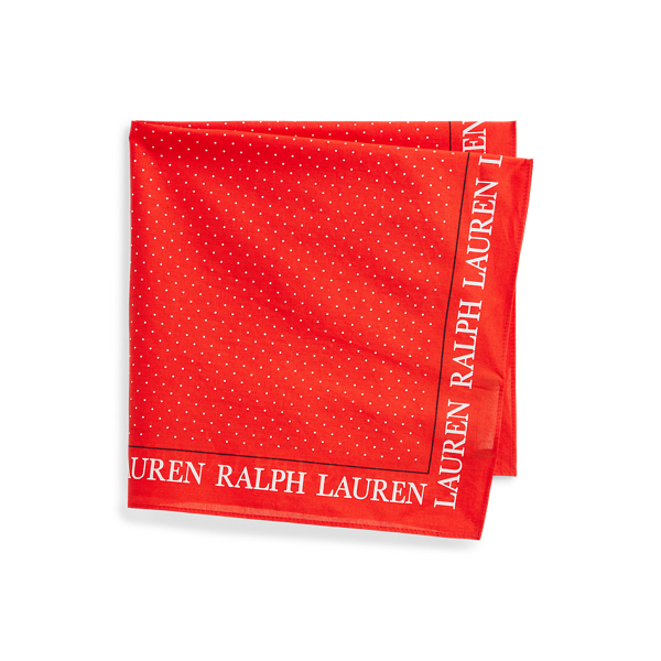 Bandana &agrave; pois en coton Lauren en 1
