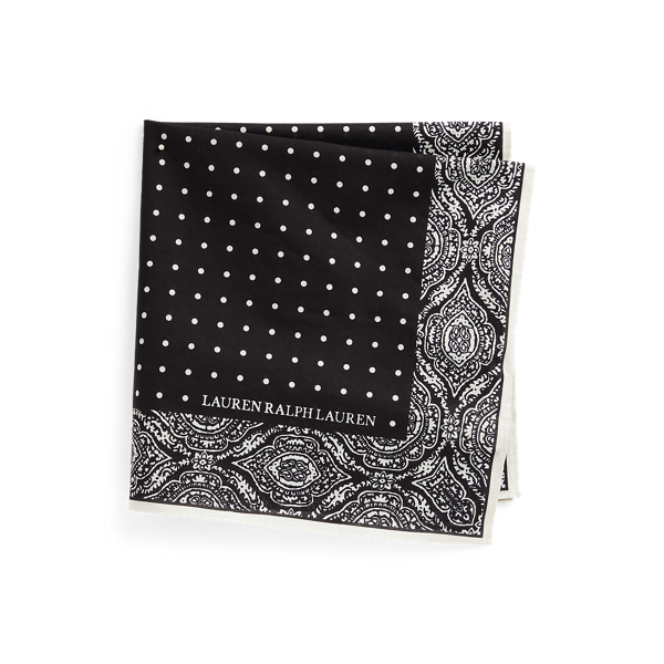 Polka-Dot Cotton Bandanna