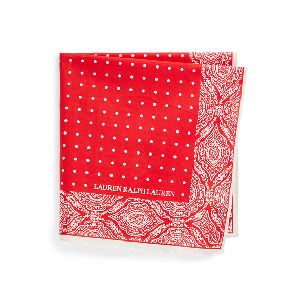 Polka-Dot Cotton Bandanna Lauren 1