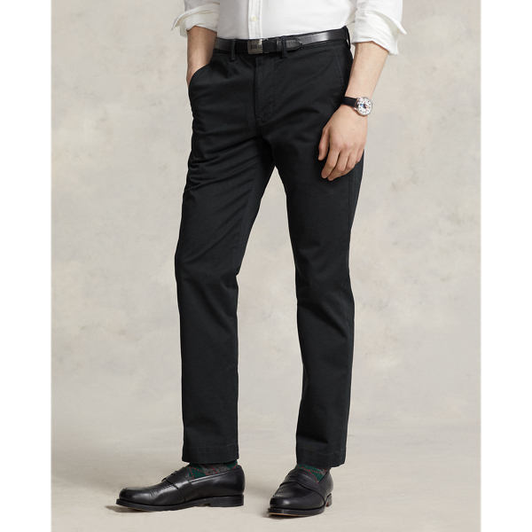 Black polo grey slacks online