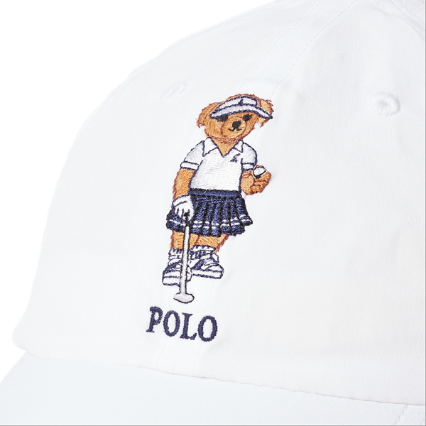 Ceramic White Polo Bear Stretch Cap Ralph Lauren Golf 3