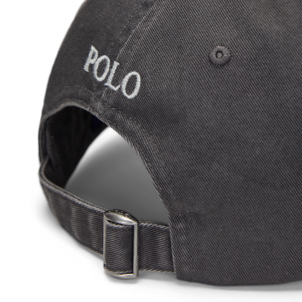 Pebble Black Cotton Twill Ball Cap Polo Ralph Lauren 3