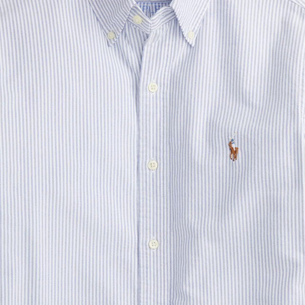 Blue/White Custom Fit Striped Shirt Polo Ralph Lauren 3