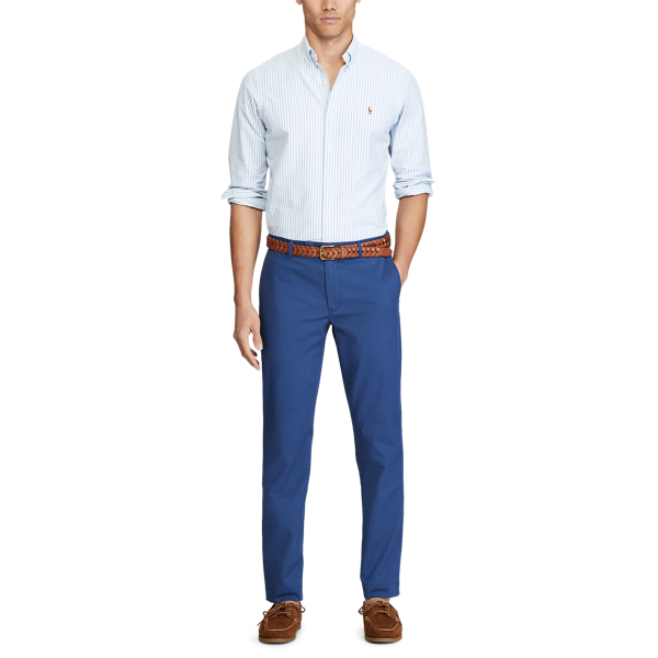Light Navy Tailored Slim Fit Twill Trouser Polo Ralph Lauren 2