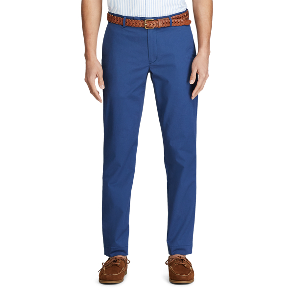 Light Navy Tailored Slim Fit Twill Trouser Polo Ralph Lauren 3
