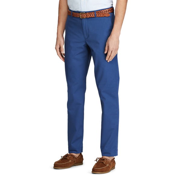 Light Navy Tailored Slim Fit Twill Trouser Polo Ralph Lauren 5