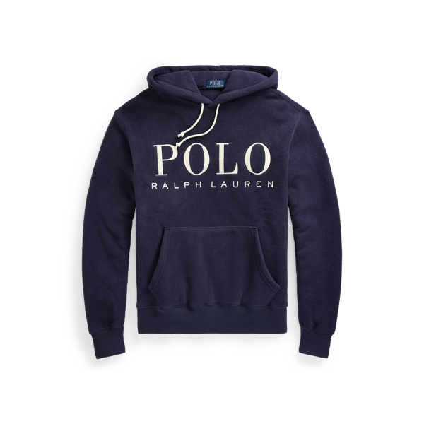 Polo ralph lauren embroidered fleece pullover hotsell