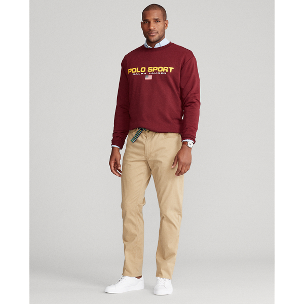 Classic Wine Polo Sport Fleece Sweatshirt Big & Tall 4