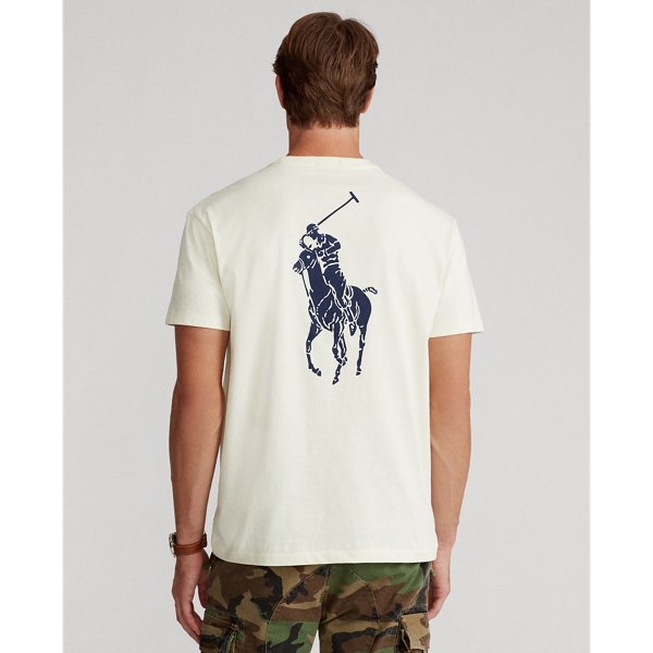 T-shirt Big Pony classique Polo Ralph Lauren en Parchment Cream 5