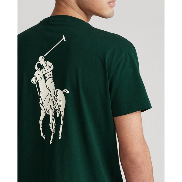 College Green Classic Fit Polo Pony Jersey T-Shirt Polo Ralph Lauren 6