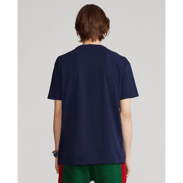 Classic Fit Logo Jersey T-Shirt Polo Ralph Lauren em Refined Navy 5