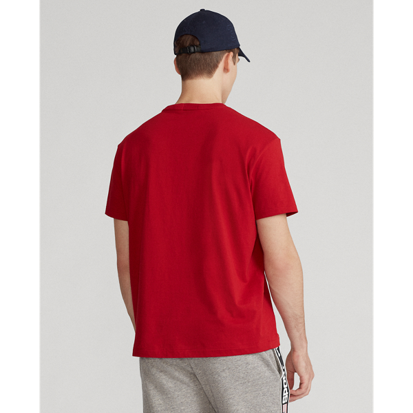 Classic Fit Logo T-Shirt Polo Ralph Lauren em Sweet Tomato 5