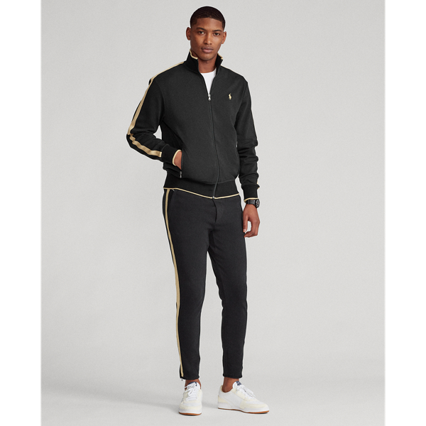 Veste d'athl&eacute;tisme interlock coton Polo Ralph Lauren en Black 4