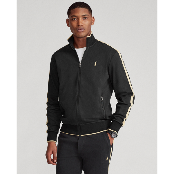 Ralph lauren fleece track jacket deals