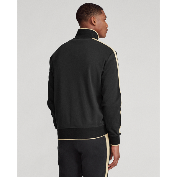 Veste d'athl&eacute;tisme interlock coton Polo Ralph Lauren en Black 5