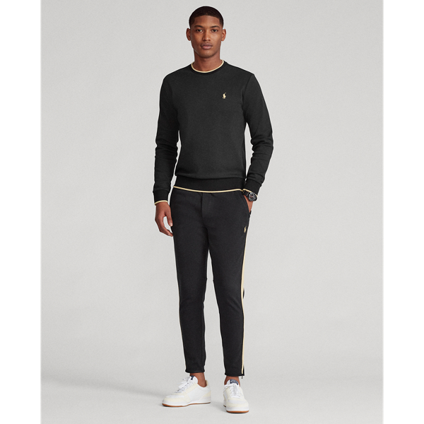 Black Cotton Interlock Long-Sleeve T-Shirt Polo Ralph Lauren 4