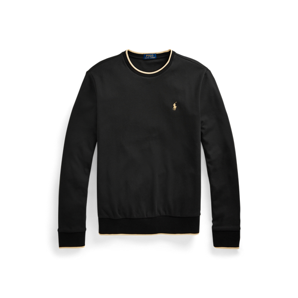 Black Cotton Interlock Long-Sleeve T-Shirt Polo Ralph Lauren 2