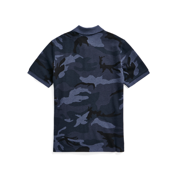 Blue Camo Camo Cotton Mesh Polo Shirt Boys 8-20 2