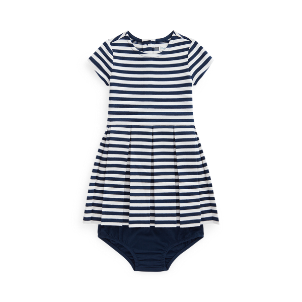 Abito a pieghe e culotte Baby Girl in 1