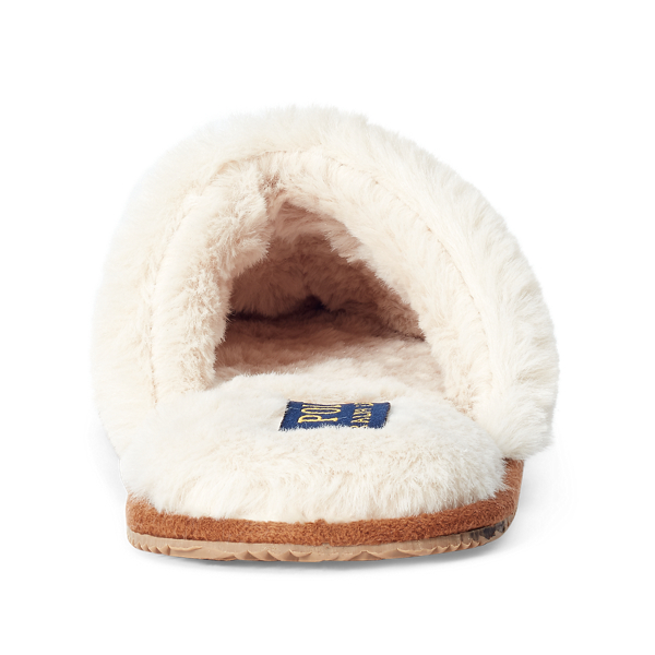 Pale Russet Faux-Suede Slipper Polo Ralph Lauren 3