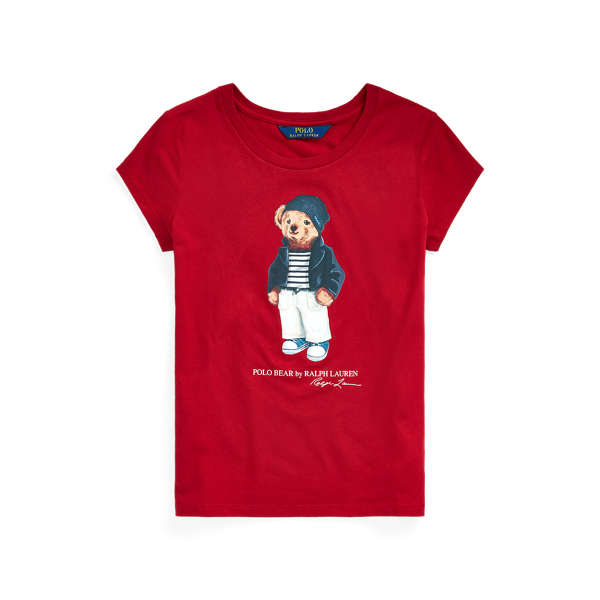 Polo Bear Cotton Jersey Tee Girls 7-14 Years 1