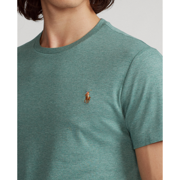 Pine Heather Custom Slim Fit Interlock Tee Polo Ralph Lauren 5