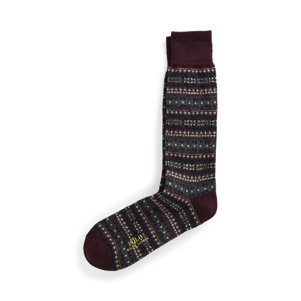 Fair Isle Boot Socks Polo Ralph Lauren 1