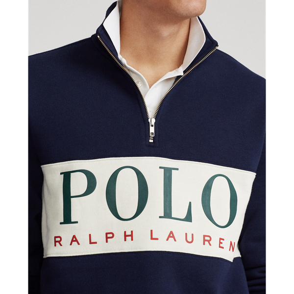 Fleece-Sweatshirt mit Logo Polo Ralph Lauren in Refined Navy 6