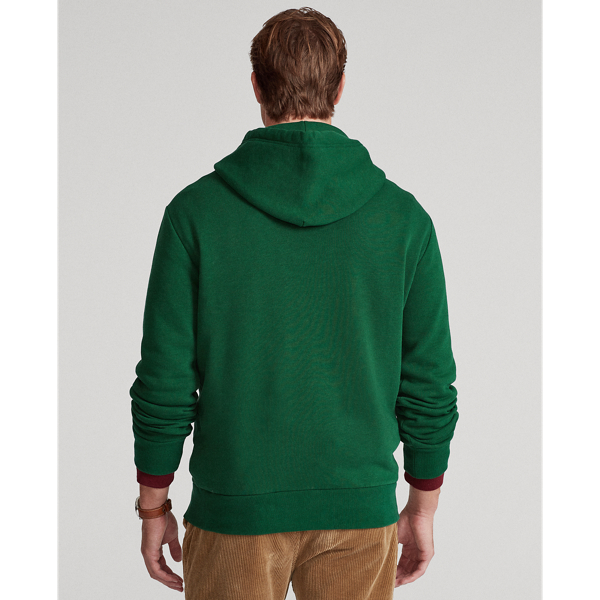 Sweat &agrave; capuche logo en molleton Polo Ralph Lauren en Vert coll&egrave;ge 5
