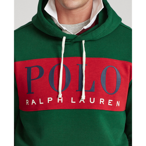 Sweat &agrave; capuche logo en molleton Polo Ralph Lauren en Vert coll&egrave;ge 6