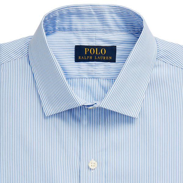 Blue Slim Fit Striped Performance Shirt Polo Ralph Lauren 7