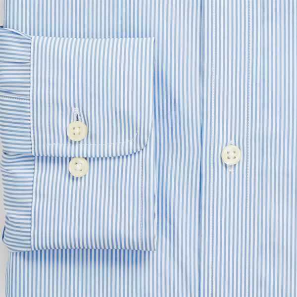 Blue Slim Fit Striped Performance Shirt Polo Ralph Lauren 8