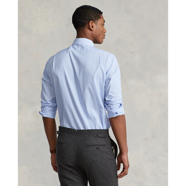Blue Slim Fit Striped Performance Shirt Polo Ralph Lauren 5