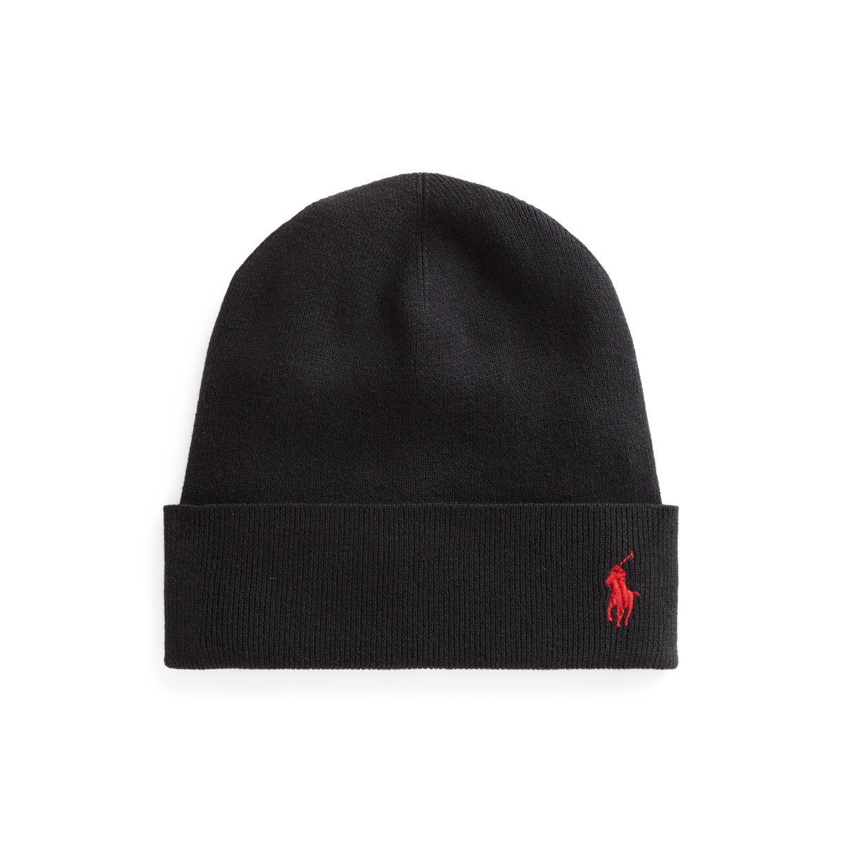 Rib Knit Cotton Beanie