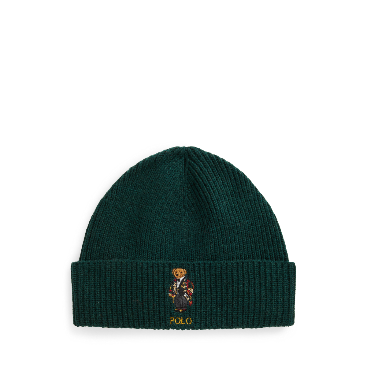 Polo Bear Rib Knit Beanie