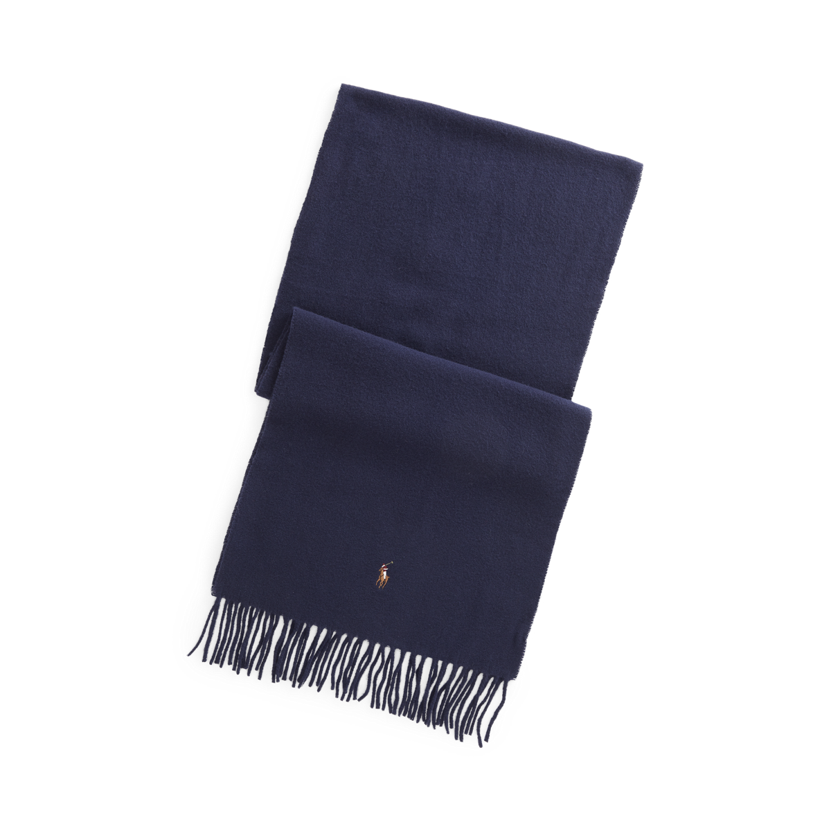 小物 Ralph Lauren dirt fringe long stole Fringe Virgin Wool Scarf