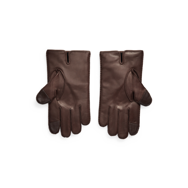 Cashmere-Lined Sheepskin Touch Gloves