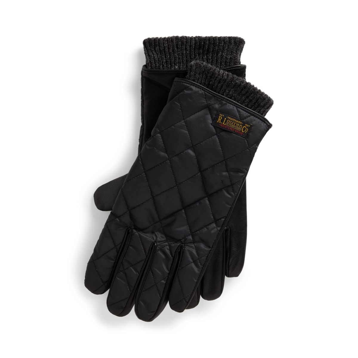 Ralph lauren quilted field gloves on sale