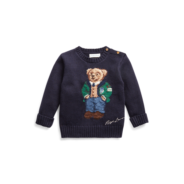 Polo Bear Cotton-Wool Jumper