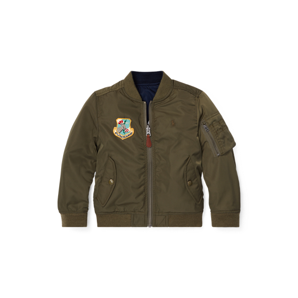 Wendbare Fliegerjacke aus Twill