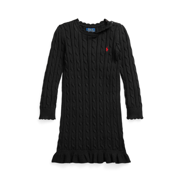 Cable-Knit Cotton Jumper Dress